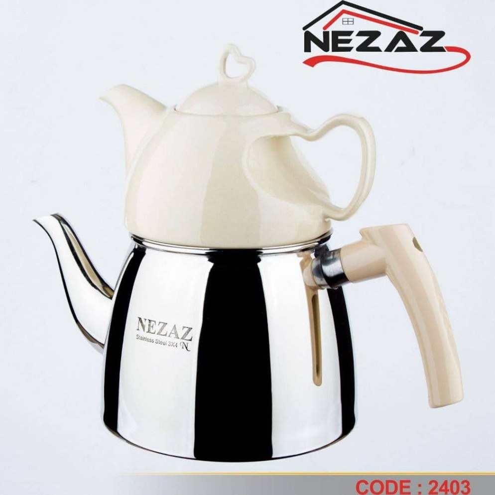 LpjnBotta9RRlyGu کتری و قوری 3 لیتر برند نزاز NEZAZ مدل 2403 - Image 1
