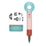 سشوار حلقه ای سوپر سونیک leafless hair dryer (5 سر) رنگ صورتی