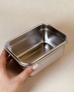 ظرف غذای استیل یونیک مستطیلی سه سایز بزرگ - Image 5