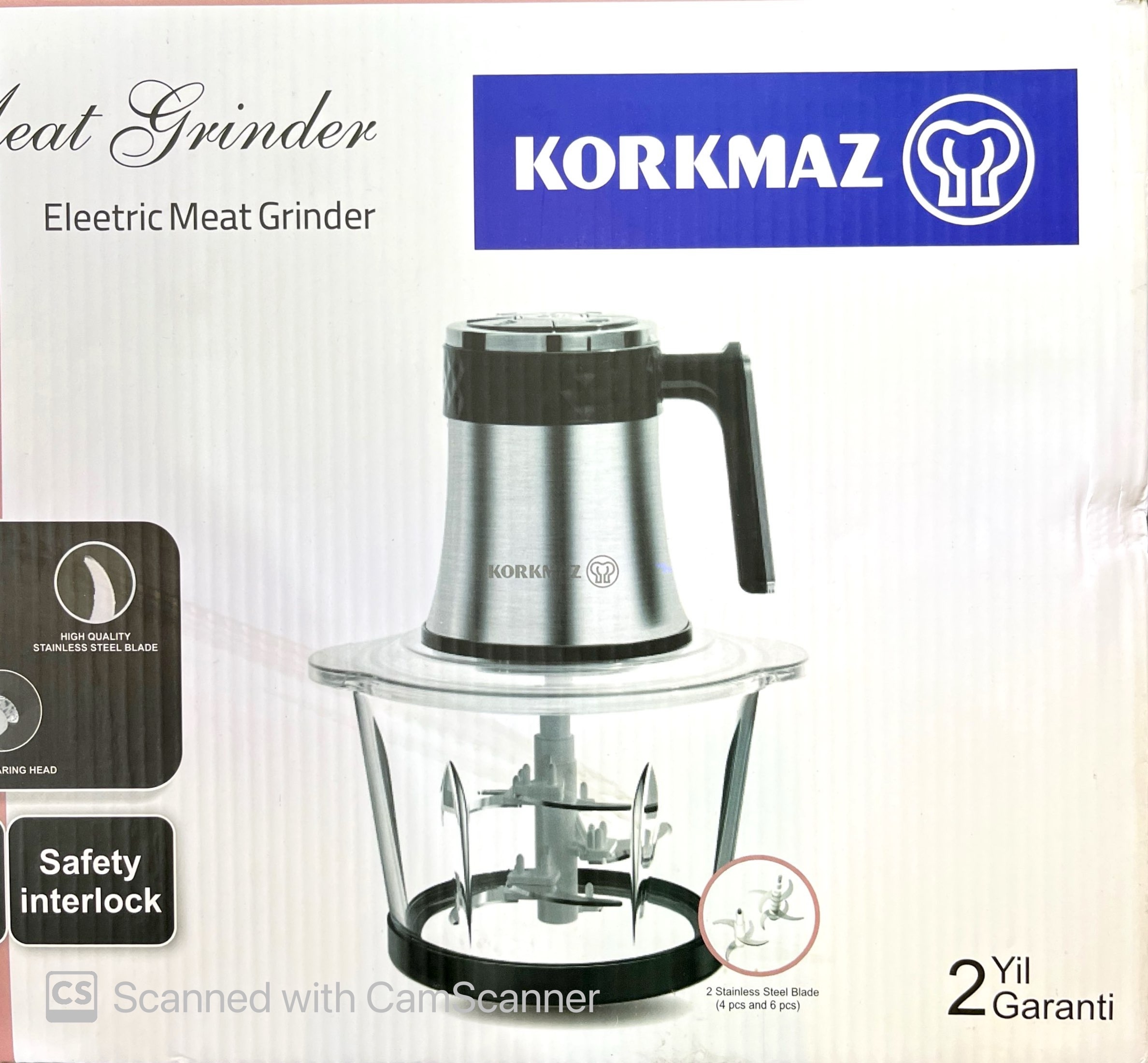 CamScanner 9-4-25 10.20_1 خردکن کاسه پیرکس کرکماز KORKMAZ مدل A602 - Image 1