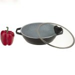 تابه دودسته سایز 32 مدل کلاسیک خطی عروس AROOS کد 33132 - Image 4