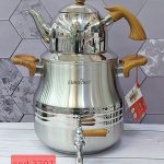 کتری و قوری 6 لیتر استیل طرح چوب یوروست EURO7SET مدل 2207