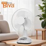 پنکه رومیزی شارژی بیوا Biva FA-06 desktop fan دارای پنل خورشیدی - تصویر 4