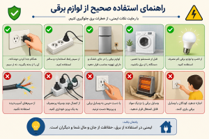 مراقبت از لوازم برقی؛ راهنمای استفاده صحیح و نگهداری